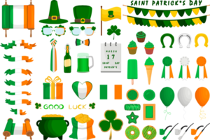 grand ensemble vacances irlandaises jour de la saint patrick png