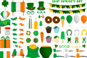 grande conjunto feriado irlandês dia de são patrício png