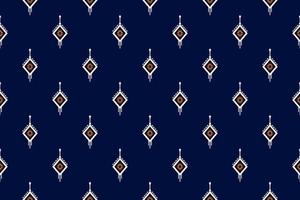 Geometric ethnic oriental seamless pattern traditional Design for background, carpet, wallpaper, clothing, wrapping, batik, fabric, Vector, illustration, embroidery style. vector