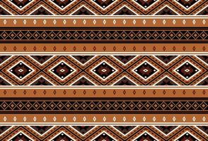 Diseño tradicional geométrico étnico oriental sin costuras para fondo, alfombra, papel pintado, ropa, envoltura, batik, tela, vector, ilustración, estilo bordado.