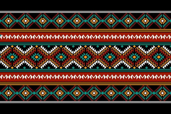 Geometric ethnic oriental seamless pattern traditional Design for background, carpet, wallpaper, clothing, wrapping, batik, fabric, Vector, illustration, embroidery style.
