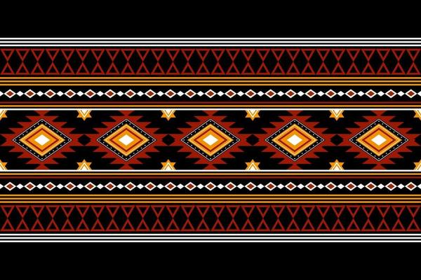Geometric ethnic oriental seamless pattern traditional Design for background, carpet, wallpaper, clothing, wrapping, batik, fabric, Vector, illustration, embroidery style.
