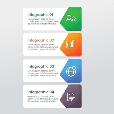 Infographic business banner template design