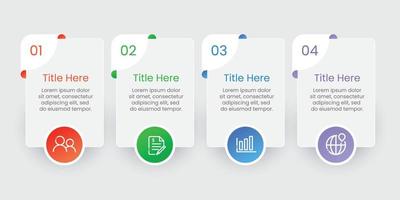 Timeline steps business infographic template vector