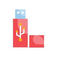 Usb Flat Icon. vector illustration. EPS 10