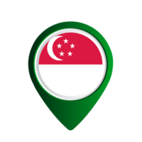 Flaggenstaat Singapur png