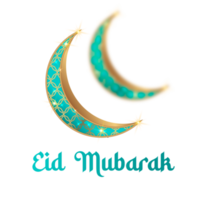 eid mubarak typografi med moské och lykta png