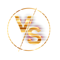vs letters for sports and fight competition. png