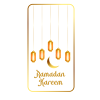 eid mubarak typography with mosque and lantern png