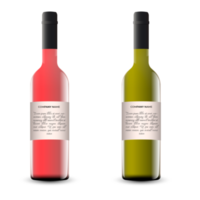 realistisch natuurlijk fruit sap glas fles png