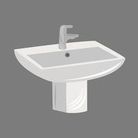 Wash basin sink vector illustration for graphic design and decorative element