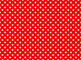 white polka dots over red background vector