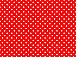 white polka dots over red background vector