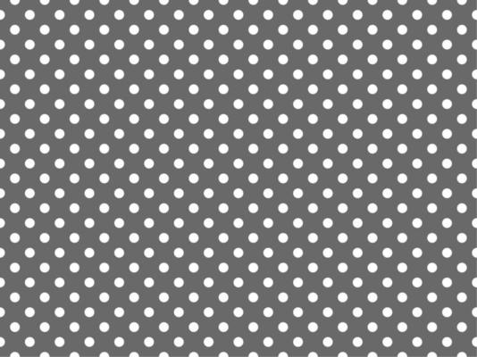 white polka dots over dim gray background