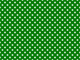 white polka dots over green background vector