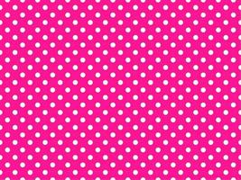 white polka dots over deep pink background vector