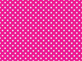 white polka dots over deep pink background vector