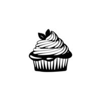 logotipo de pastel bellamente diseñado. ideal para panaderías, pastelerías y cualquier negocio relacionado con postres y dulces. vector