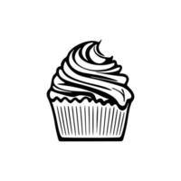 logotipo de pastel bellamente diseñado. bueno para la tipografía. vector