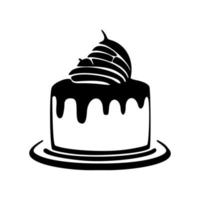 Attractive cake logo. Good for prints and t-shirts. vector