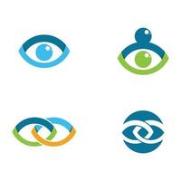 Eye Care vector logo design