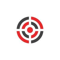 Target logo icon illustration design vector