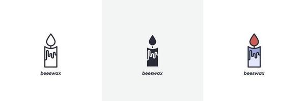 beeswax icon. Line, solid and filled outline colorful version, outline and filled vector sign. Idea Symbol, logo illustration. Vector graphics