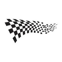 Race flag icon design vector