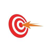 Target logo icon illustration design vector