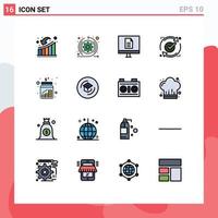 16 Creative Icons Modern Signs and Symbols of reload report sprint ok online Editable Creative Vector Design Elements