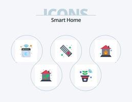 diseño de iconos del paquete de iconos planos de casa inteligente 5. casa. control remoto. limpio. control remoto. maceración a máquina vector