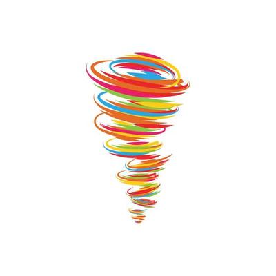 Tornado symbol vector illustration