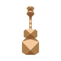 Ilustración de plantilla de símbolo de icono de vector de diseño de logotipo de origami