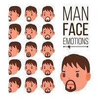 Man Face Emotions Vector & Photo (Free Trial)