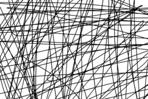 Scribble lines hand drawn seamless pattern. vector