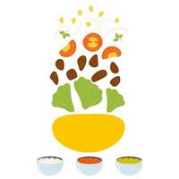 Tortilla De Maiz Vectores, Iconos, Gráficos y Fondos para Descargar Gratis