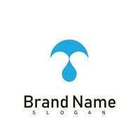 umbrella logo design symbol vector