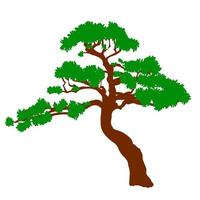 Green tree icon vector