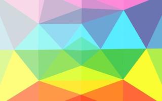 Light Multicolor, Rainbow vector low poly texture.