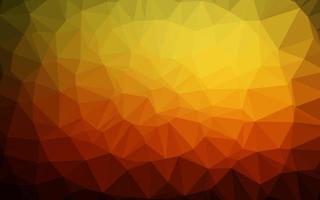 Dark Orange vector polygonal template.