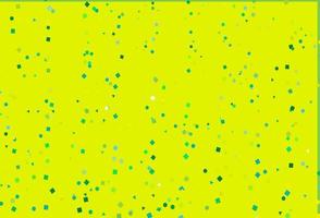 Light Green, Yellow vector layout with circles, lines, rectangles.