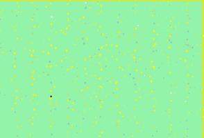 Light Green, Yellow vector background with triangles, circles, cubes.