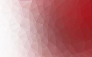 Light Red vector abstract polygonal texture.