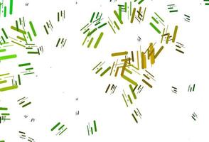 Light Green, Yellow vector template with repeated sticks.