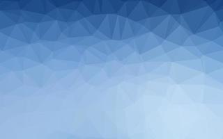 Light BLUE vector shining triangular template.