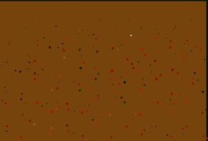 Light Green, Red vector texture in poly style with circles, cubes.