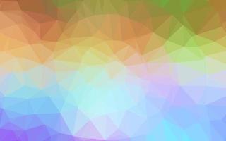 Light Multicolor, Rainbow vector low poly layout.