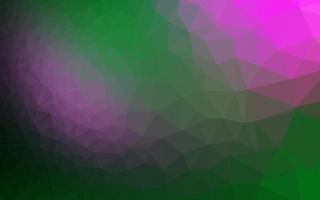 Dark Pink, Green vector abstract mosaic background.