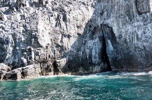 Morros de Potosi in Zihuatanejo Guerrero, islands of beautiful rocks photo