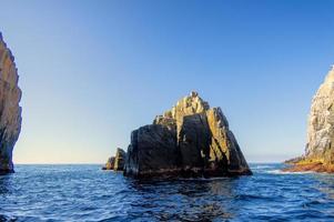 Morros de Potosi in Zihuatanejo Guerrero, islands of beautiful rocks photo